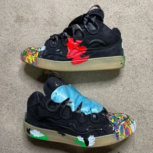 Gallery Dept. x Lanvin Curb Sneakers
'Paint Drip - Black' Size 10